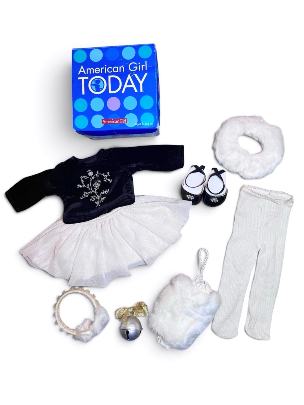 American Girl Doll 2004 Winter Magic Outfit & Winter Magic Accessories Holiday